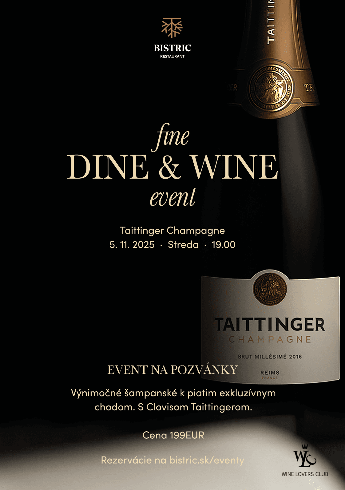 Fine Dine & Wine Event: Champagne Taittinger Exclusive - gallery - first image Fine Dine & Wine Event: Champagne Taittinger Exclusive - gallery - first image
